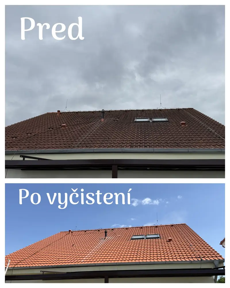 Čistenie strechy - fotografia realizácie 3