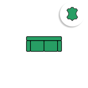 Dvojmiestna sedačka – koža